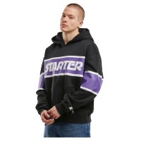 суичър,мъжки,пуловери,starter,black,label,starter,across,stripe,hoodie,black,(black,purple)