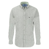 риза,с,дълъг,ръкав,мъжки,ризи,fynch,hatton,15046140,classic,linen,stripes,long,sleeve,shirt,green,(olive)