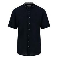риза,с,къс,ръкав,мъжки,ризи,fynch,hatton,15057008,summer,linen,short,sleeve,shirt,navy,(blue)