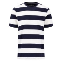 тениска,мъжки,тениски,дамски,тениски,fynch,hatton,heavy,striped,short,sleeve,t,shirt,blue,(navy)
