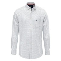 риза,с,дълъг,ръкав,мъжки,ризи,fynch,hatton,multicolor,minimal,print,long,sleeve,shirt,poppy,red