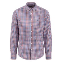 карирана,риза,мъжки,ризи,fynch,hatton,multicolor,check,long,sleeve,shirt,multicolor,(poppy,red)