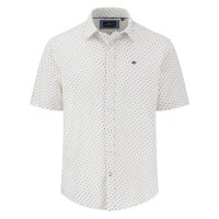 риза,с,къс,ръкав,дамски,ризи,мъжки,ризи,fynch,hatton,prints,on,structure,short,sleeve,shirt,yellow,(vivid,yellow)