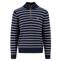 блуза,мъжки,пуловери,fynch,hatton,striped,half,zip,sweater,navy,(blue)