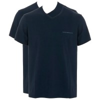 тениска,мъжки,тениски,emporio,armani,em000392,af10779,short,sleeve,v,neck,t,shirt,2,units,blue,(armani,blue,armani,black)