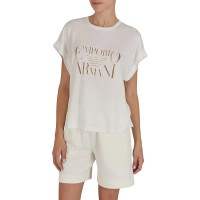 тениска,дамски,тениски,emporio,armani,ew000616,af12187,short,sleeve,t,shirt,white