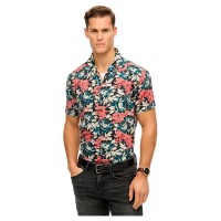 риза,с,къс,ръкав,дамски,ризи,мъжки,ризи,superdry,merchant,hawaiian,short,sleeve,shirt,multicolor,(karashishi,navy)
