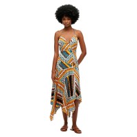 рокля,дамски,поли,и,рокли,superdry,premium,hanky,short,dress,tazi,zig,zag,orange,(multicolor)