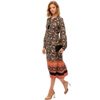 рокля,дамски,поли,и,рокли,superdry,printed,long,sleeve,short,dress,black,(boho,paisley,border,black)