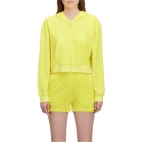 блуза,дамски,блузи,sundek,felpa,full,zip,sweatshirt,yellow,(buttercup)