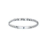 бижутерия,maserati,jm222avd05,bracelet,blue,(silver)