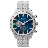 часовник,часовници,timex,waterbury,watch,silver,blue,(silver)