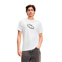 тениска,мъжки,тениски,karl,lagerfeld,slim,ring,short,sleeve,t,shirt,white