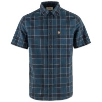 риза,с,къс,ръкав,мъжки,ризи,fjällräven,Övik,travel,short,sleeve,shirt,indigo,blue,dark,navy,(blue)