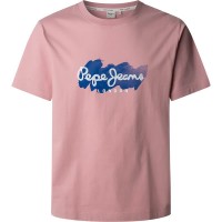 тениска,мъжки,тениски,дамски,тениски,pepe,jeans,milton,short,sleeve,t,shirt,pink,(ash,rose,pink)