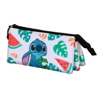 канцеларски,принадлежности,karactermania,disney,lilo,&,stitch,frog,triple,pencil,case,white,(multicolor)