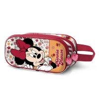 канцеларски,принадлежности,karactermania,disney,minnie,mouse,flowered,pencil,case,red,(red)