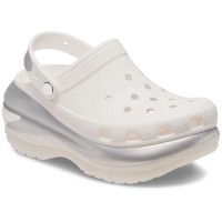 мъжки,сандали,мъжки,джапанки,и,чехли,crocs,mega,crush,metallic,clogs,white,silver,(white)