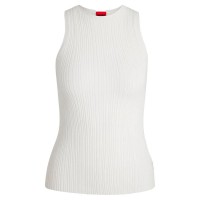 тениска,дамски,тениски,hugo,sarepla,01,sleeveless,t,shirt,natural,(white)