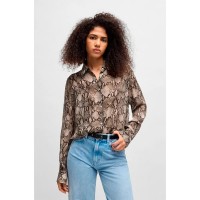 риза,с,дълъг,ръкав,дамски,ризи,hugo,the,boyfriend,10270309,01,long,sleeve,shirt,brown,(open,miscellaneous)