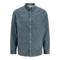 риза,с,дълъг,ръкав,дамски,ризи,мъжки,ризи,jack,&,jones,classic,cord,long,sleeve,shirt,grey,(stormy,weather)