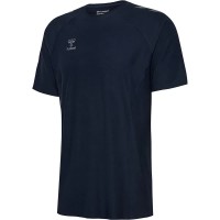 тениска,мъжки,тениски,hummel,cima,2.0,short,sleeve,t,shirt,marine,melange,(blue)