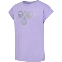 тениска,детски,тениски,hummel,diez,short,sleeve,t,shirt,lavender,(purple)