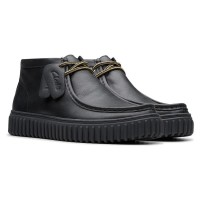 обувки,мъжки,боти,clarks,shoes,torhill,hi,boots,black,leather,(black)