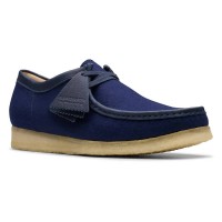 обувки,мъжки,обувки,clarks,shoes,wallabee,shoes,blue,(navy,wool)