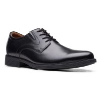 обувки,мъжки,обувки,clarks,shoes,whiddon,plain,wide,shoes,black,(black,leather)