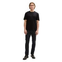 тениска,мъжки,тениски,дамски,тениски,tom,tailor,basic,crew,neck,short,sleeve,t,shirt,black,(black)