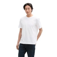 тениска,мъжки,тениски,tom,tailor,basic,crew,neck,short,sleeve,t,shirt,white
