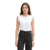 тениска,дамски,тениски,tom,tailor,pointelle,sleeveless,t,shirt,white,(white)