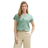 дамски,блузи,дамски,ризи,tom,tailor,1046189,short,sleeve,blouse,faded,green,(green)