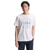 тениска,мъжки,тениски,tom,tailor,1046793,print,short,sleeve,t,shirt,white
