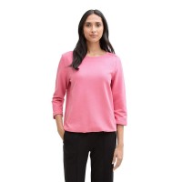 тениска,дамски,тениски,tom,tailor,structured,3,4,sleeve,t,shirt,bright,rose,(pink)