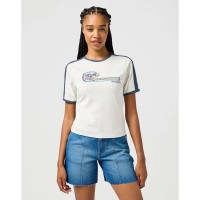 тениска,дамски,тениски,wrangler,ringer,slim,fit,short,sleeve,t,shirt,white,(vintage,white)