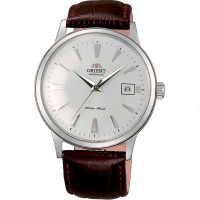 часовник,часовници,orient,watches,classic,bambino,v2,41,mm,watch,brown,light,grey,mineral,(silver)
