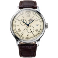 часовник,часовници,orient,watches,classic,bambino,v8,41,mm,watch,silver,(chocolate,brown,beige,mineral)