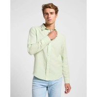риза,с,дълъг,ръкав,дамски,ризи,мъжки,ризи,lee,patch,long,sleeve,shirt,green,(soft,sage)