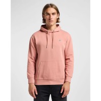 суичър,мъжки,пуловери,lee,plain,hoodie,sepia,(pink)