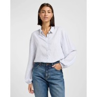 риза,с,дълъг,ръкав,дамски,блузи,дамски,ризи,lee,tie,front,long,sleeve,shirt,concrete,pinstripe,(white)