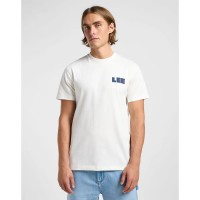 тениска,мъжки,тениски,lee,ww,graphic,short,sleeve,t,shirt,ecru,(white)