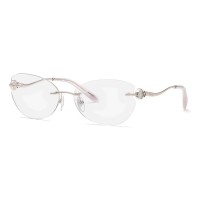 очила,chopard,vchl85v,oval,woman,glasses,silver,(shiny,full,palladium)