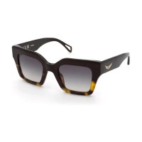 слънчеви,очила,слънчеви,очила,zadig&voltaire,szv457,square,woman,sunglasses,shiny,havana,black