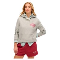 суичър,дамски,блузи,superdry,athletic,metallic,hoodie,grey,(grey,marl)