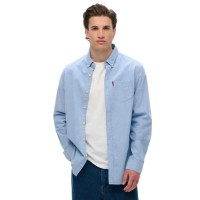риза,с,дълъг,ръкав,мъжки,ризи,superdry,m4011090a,oxford,long,sleeve,shirt,classic,blue,oxford,(blue)