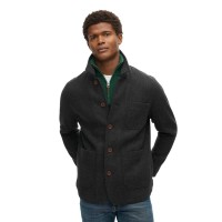 мъжки,якета,superdry,merchant,textured,overshirt,charcoal,(black)