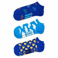 чорапи,мъжки,чорапи,happy,socks,bike,short,socks,3,pairs,blue,(blue)