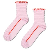 чорапи,мъжки,чорапи,happy,socks,structure,slinky,1,4,crew,socks,pink